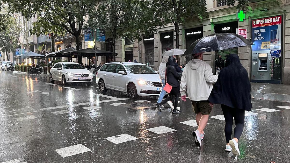 El viernes fue en muchos puntos de Catalunya el día más lluvioso desde el año 2020