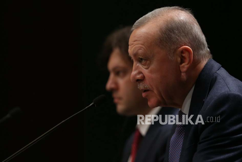 Erdogan: Israel Sandera Institusi Pelindung Perdamaian dan HAM |Republika Online