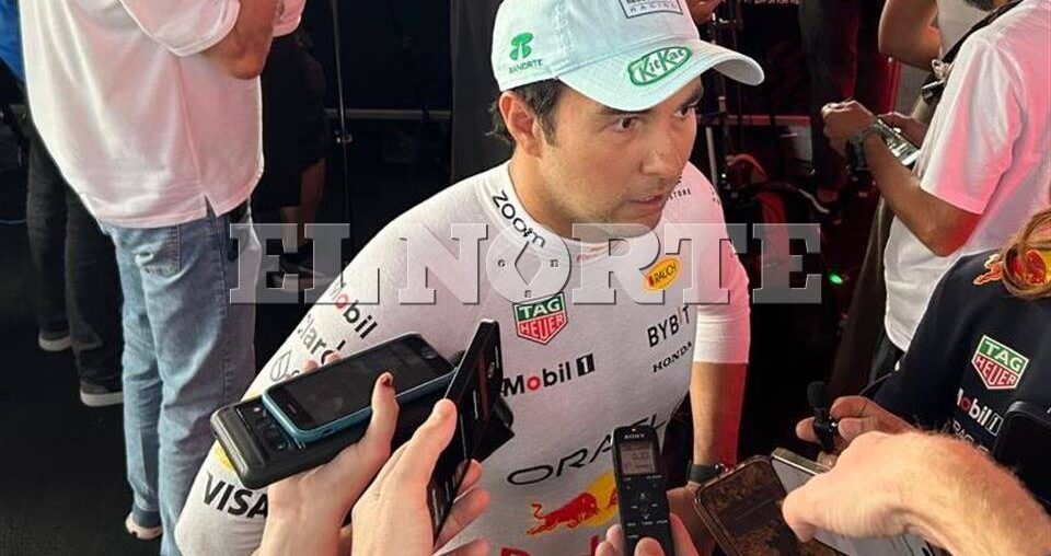 Es muy difícil, no puedo frenar el auto.- Checo Pérez