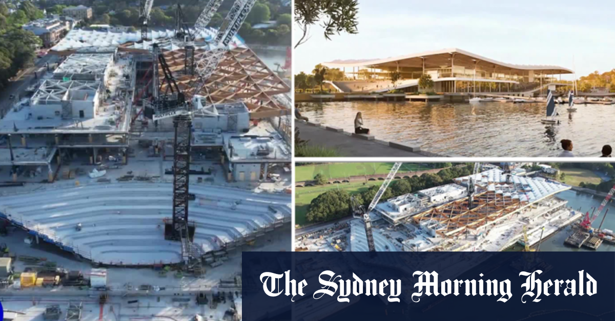 First look at construction of Sydney’s new fish markets