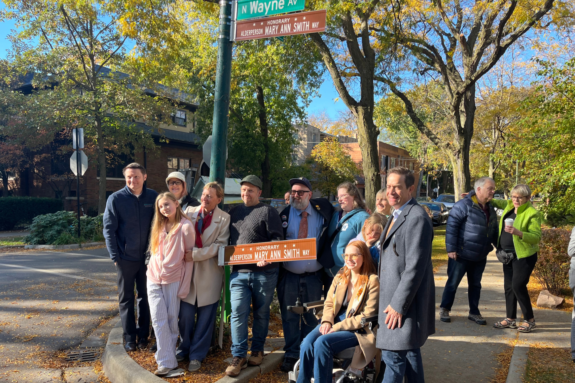 Former Edgewater Ald. Mary Ann Smith Honored With Street Sign