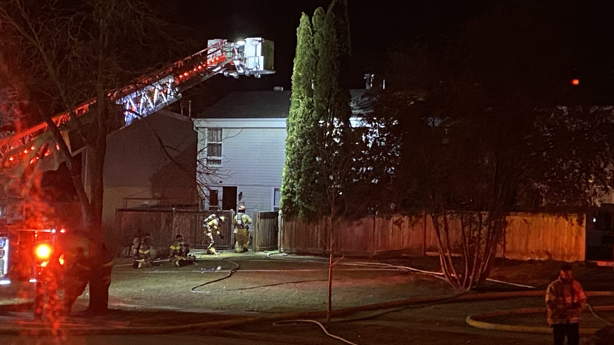 Four St. Albert families displaced after massive fire