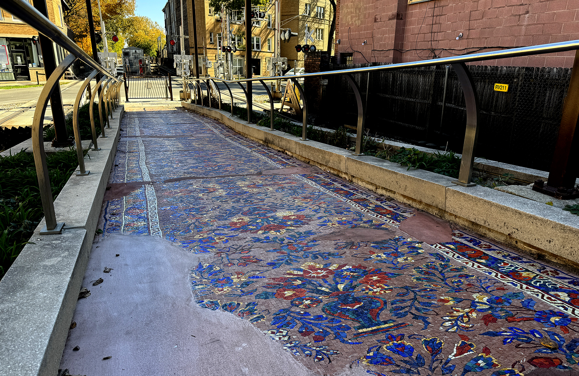 Francisco Brown Line Stop’s Floor Mosaic To Be Removed, Restored And Relocated