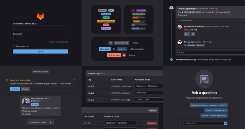 GitLab dark mode is getting a new look