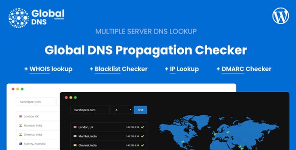 Global DNS v2.9.1 – DNS Propagation Checker – WHOIS Lookup – WP Plugin