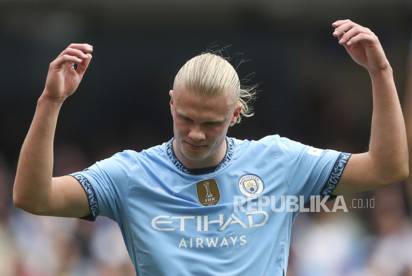 Gol Cepat Haaland Antar Manchester City Puncaki Klasemen, Cek Hasil Liga Inggris Kemarin |Republika Online