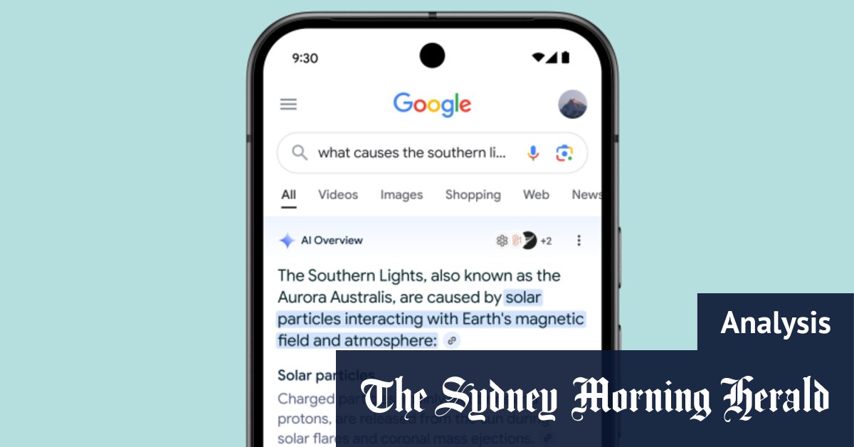 Google Search gets AI spin in Australia as chatbot comes alive