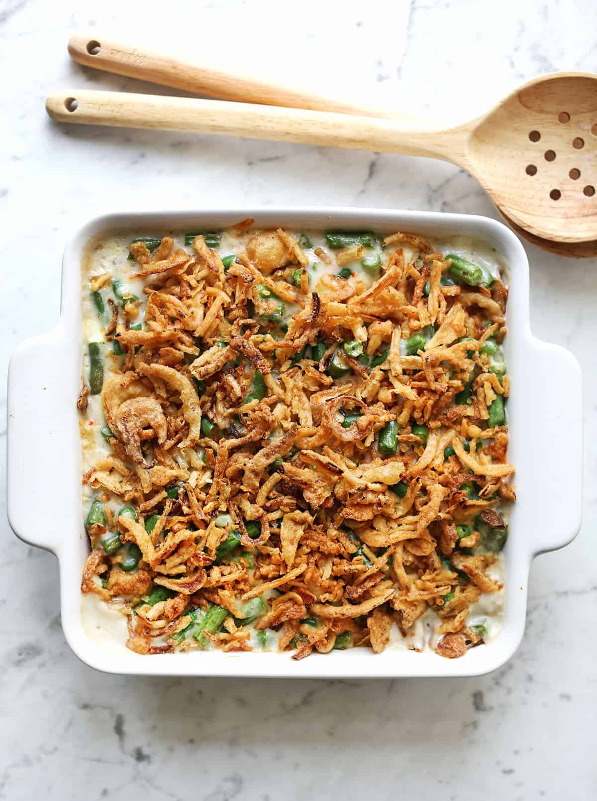 Green Bean Casserole with Fresh Green Beans