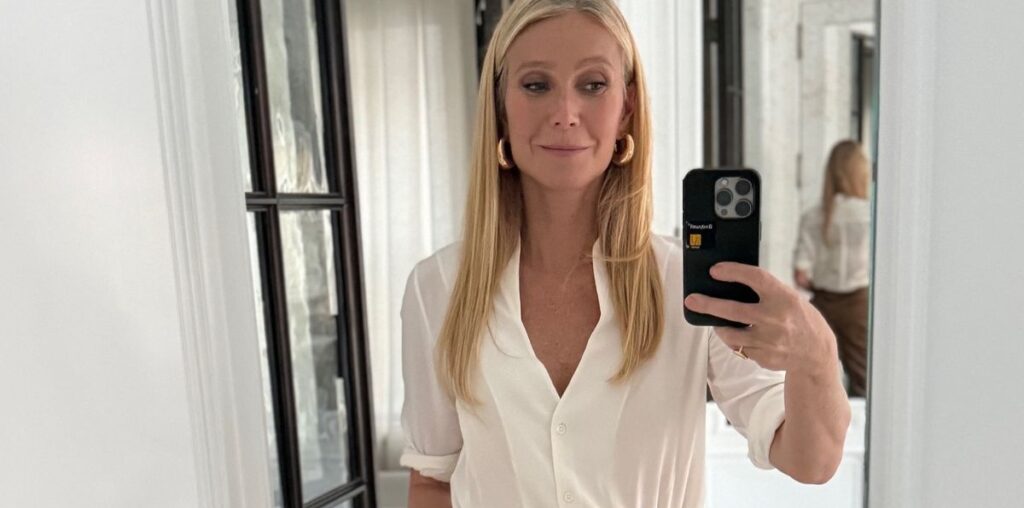 Gwyneth Paltrow Just Wore the Trouser Trend That French Women Live in Every Winter