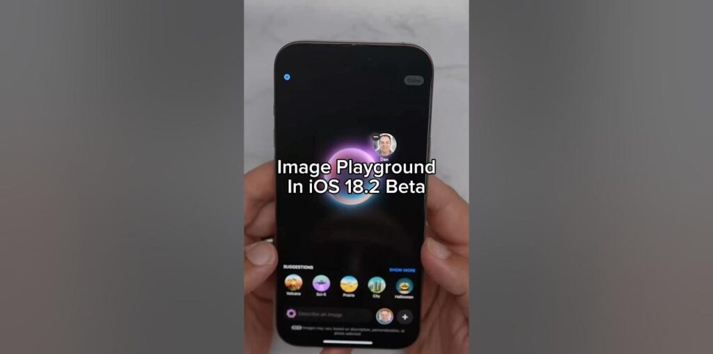 Hands on with Image Playground - Apple’s AI image generator in iOS 18.2 beta. #apple #ai #ios18