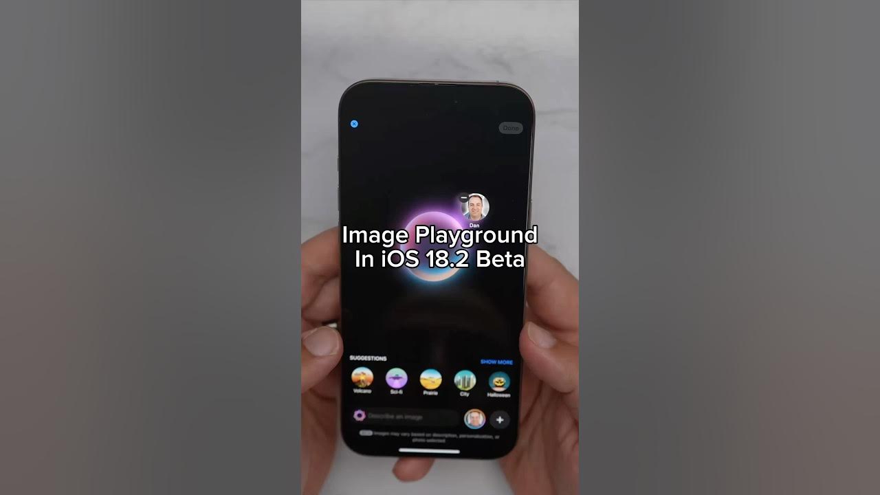 Hands on with Image Playground – Apple’s AI image generator in iOS 18.2 beta. #apple #ai #ios18