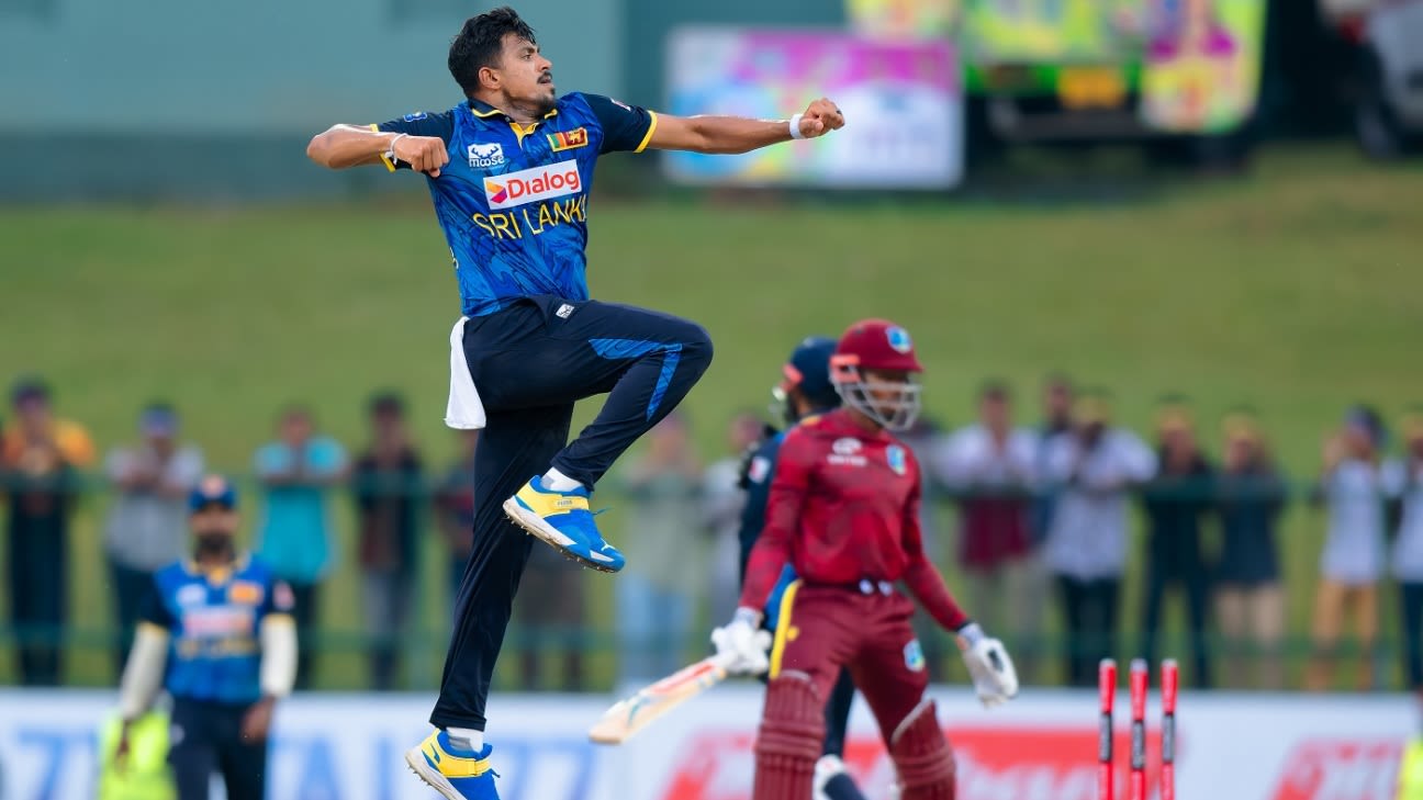 Hasaranga and Theekshana spin West Indies out and seal Sri Lanka series win