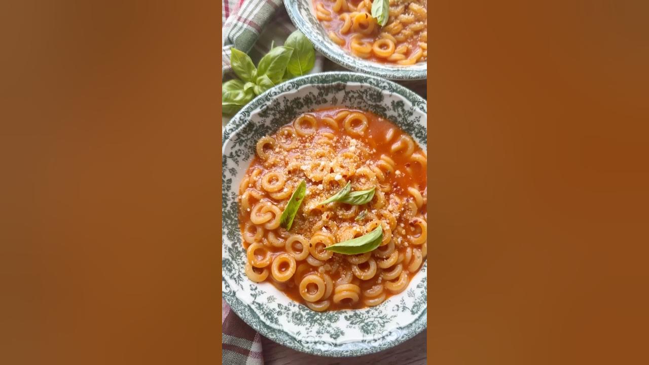 Homemade Spaghettios! Recipe here: https://www.laurainthekitchen.com/recipes/diy-spaghettios-/