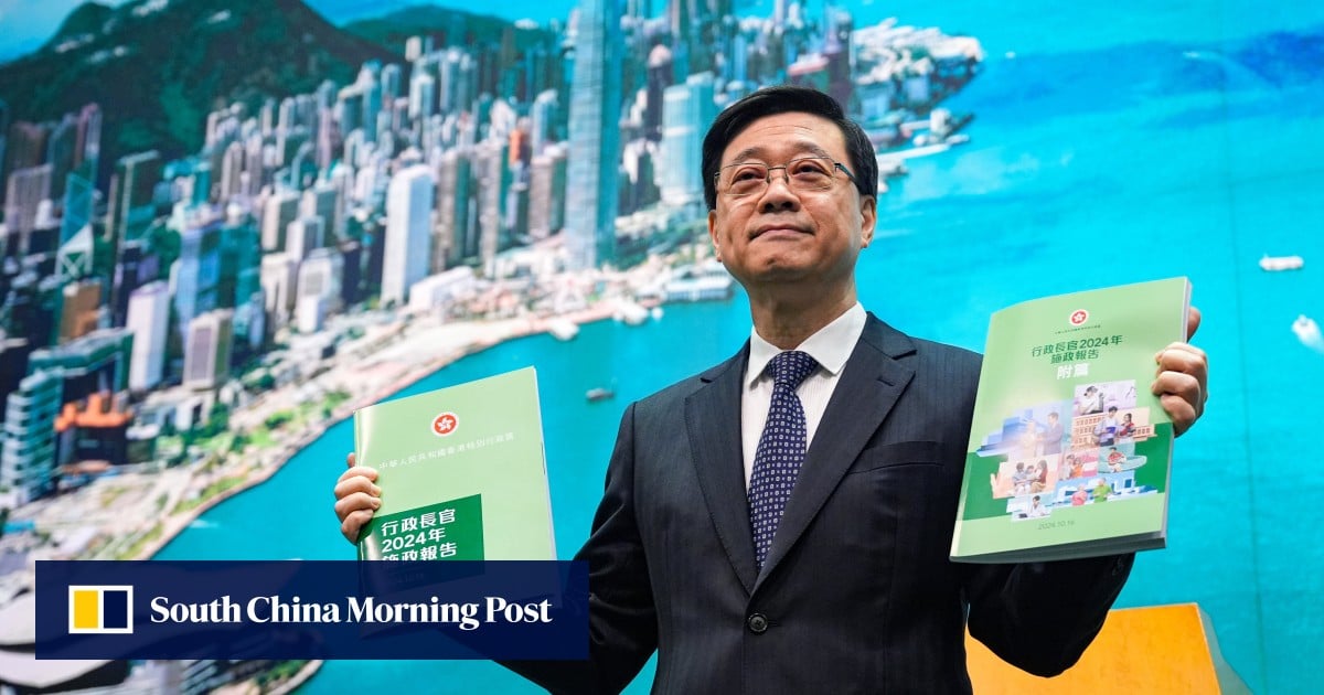 Hong Kong policy address to prioritise livelihoods, city’s development: John Lee