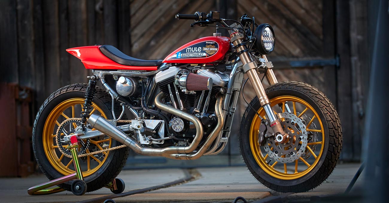 How to build a Harley Sportster street tracker, the Mule way