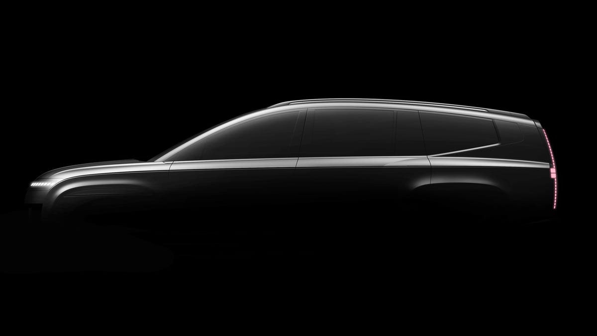 Hyundai Ioniq 9 Teased As A Super Aerodynamic Three-Row Electric SUV