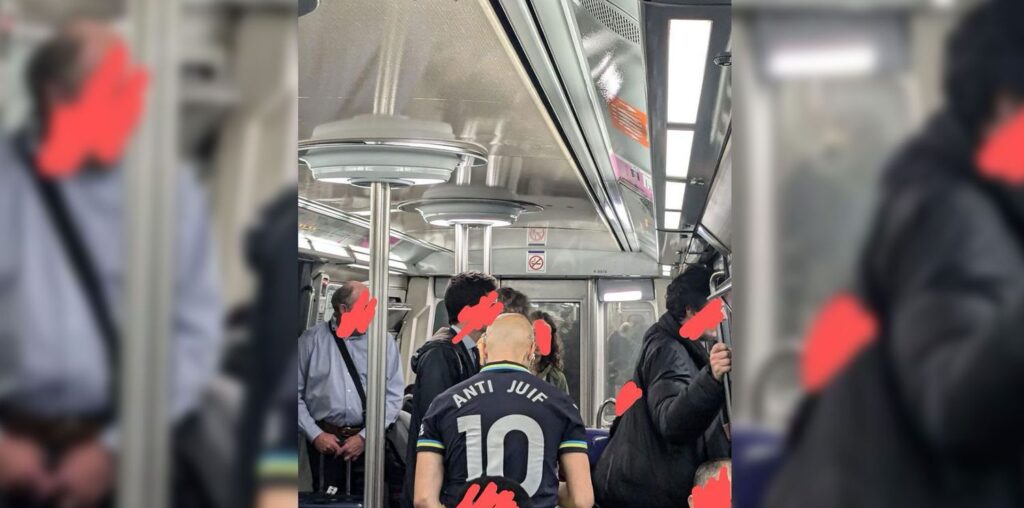 INFO FRANCEINFO. Paris : l'homme suspecté d'avoir porté un maillot "anti-juif" dans le métro arrêté