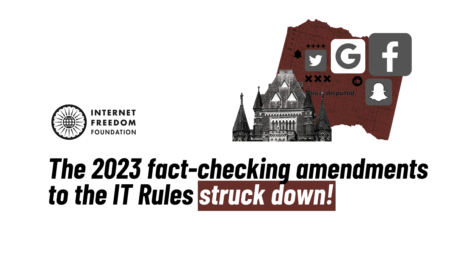 IT (Amendment) Rules, 2023 struck down by the Bombay High Court!