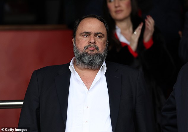 It’s a crying shame that Evangelos Marinakis is taking the shine off flying Nottingham Forest with his spitting antics, writes MATT BARLOW