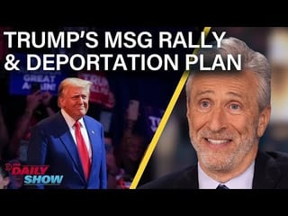 Jon Stewart on Trump’s Xenophobic MSG Rally & Mass Deportation Plan | The Daily Show