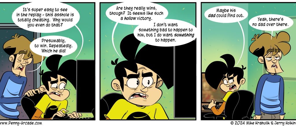 Just Cheater Things - Penny Arcade