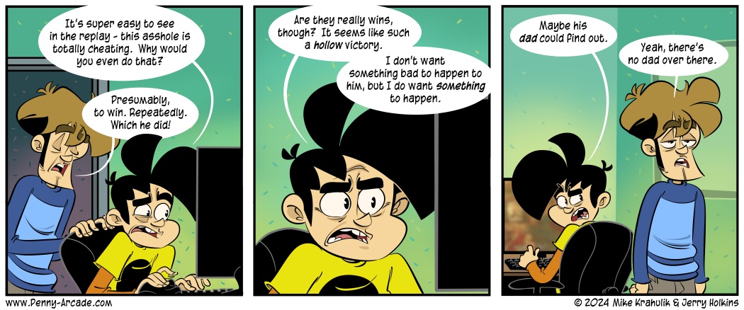 Just Cheater Things – Penny Arcade