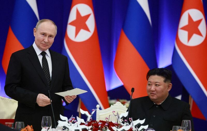 Kremlin says its mutual defence agreement with North Korea is 'unambiguous'