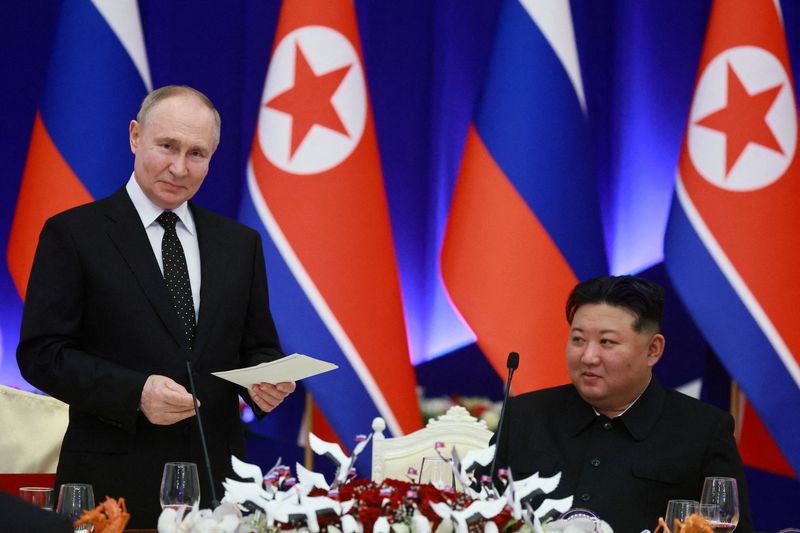 Kremlin says its mutual defence agreement with North Korea is ‘unambiguous’