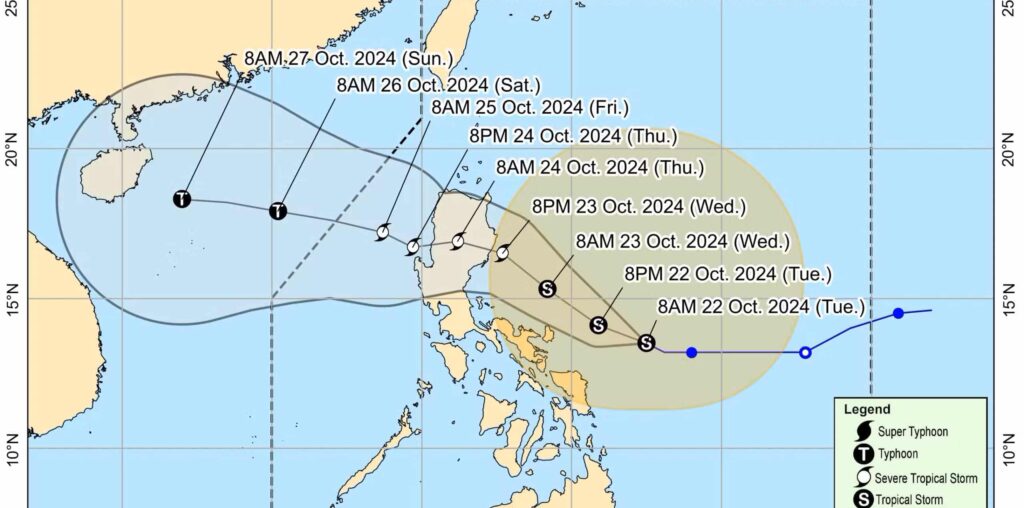 Kristine update: Signal No. 2 raised in 5 areas