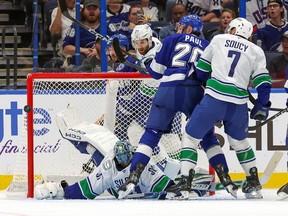 Lightning 4, Canucks 1: Plenty of push but defending defines losing streak