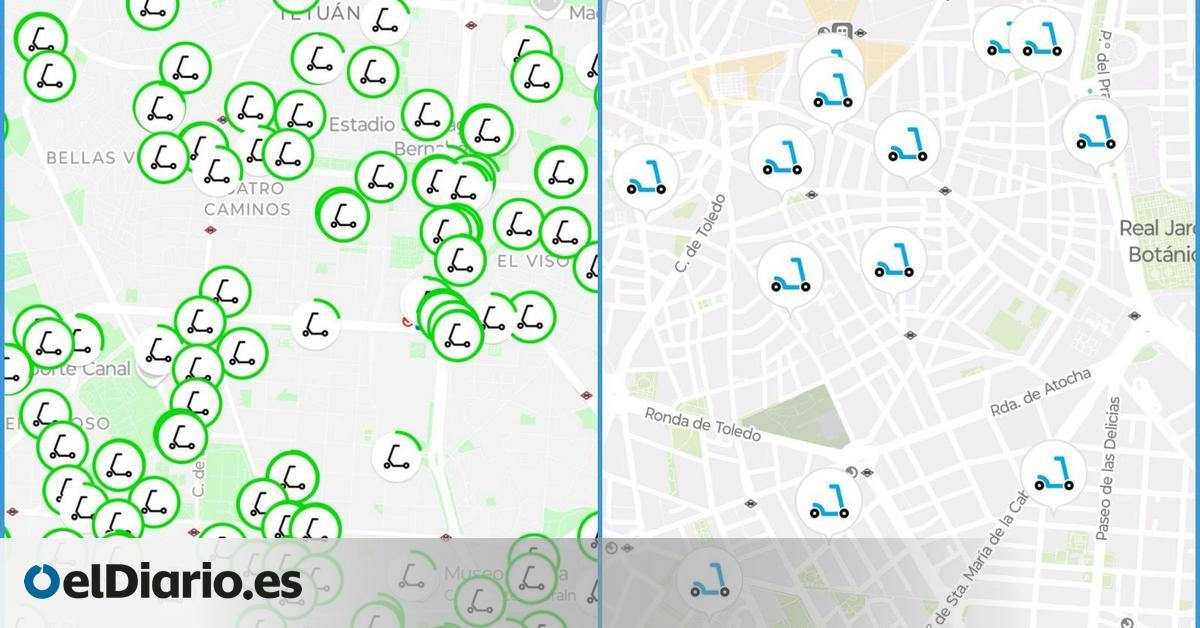 Lime y Dott ignoran el ultimátum de Almeida y siguen alquilando sus patinetes en Madrid pese a tenerlo prohibido