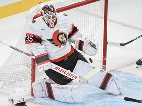 Linus Ullmark inching in on a return to the Ottawa Senators’ lineup