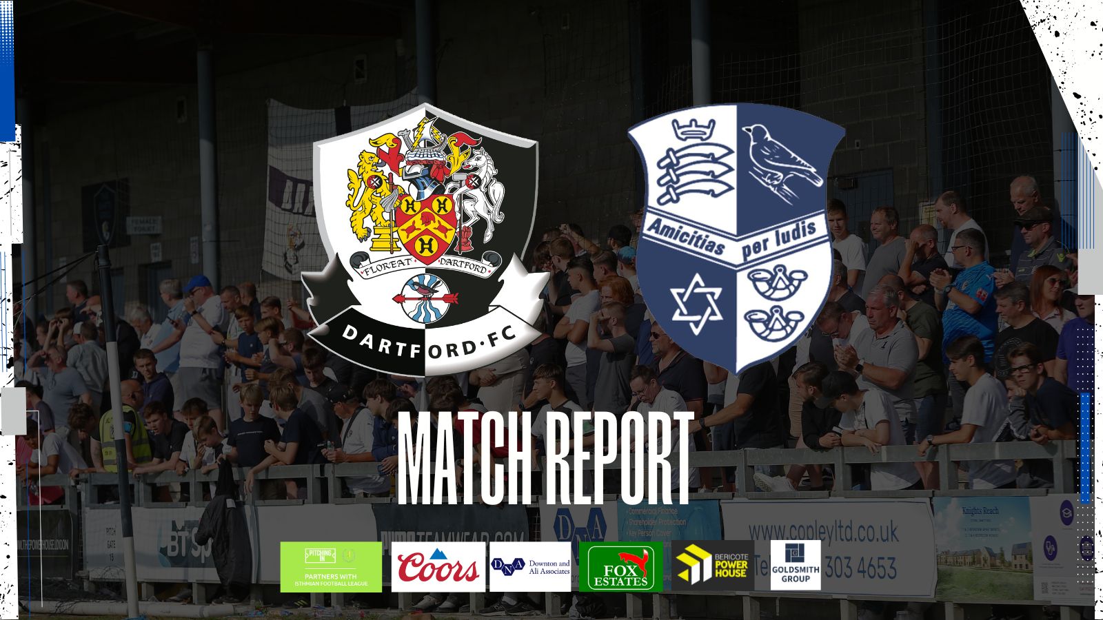 MATCH REPORT | DARTFORD 2 WINGATE & FINCHLEY 3 – Dartford Football Club Official Website