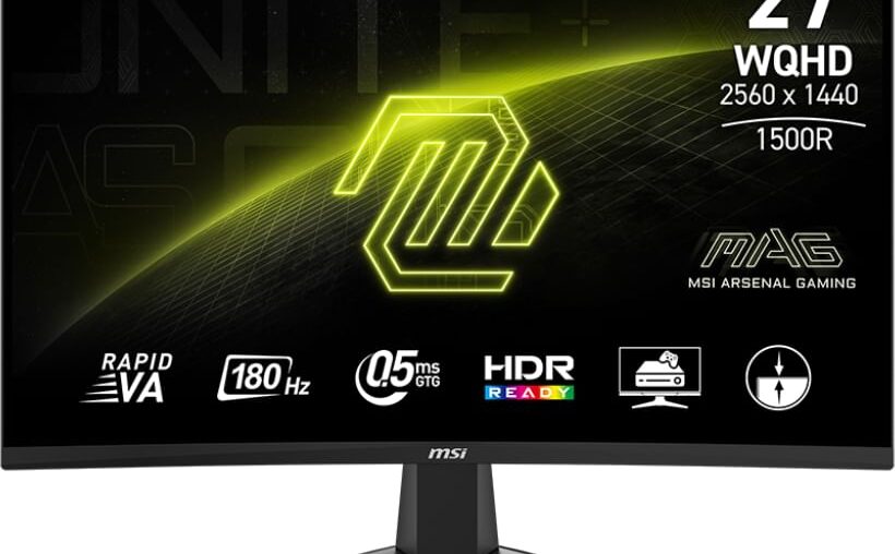 MSI MAG 27CQ6F 27 inch Quad HD Gaming Monitor