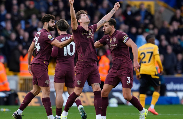 Madness and mayhem in dramatic finish for Manchester City’s 95th-minute win over Wolves