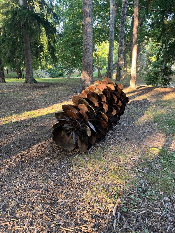 Maine’s Metal Pine Cone