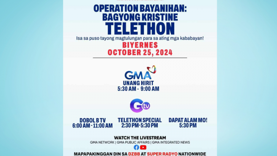 Makiisa sa 'Operation Bayanihan: Bagyong Kristine' Telethon