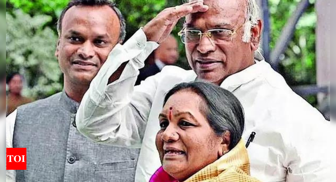 Mallikarjun Kharge’s family trust recalls land plea amid Siddaramaiah wife’s plot row | India News – Times of India