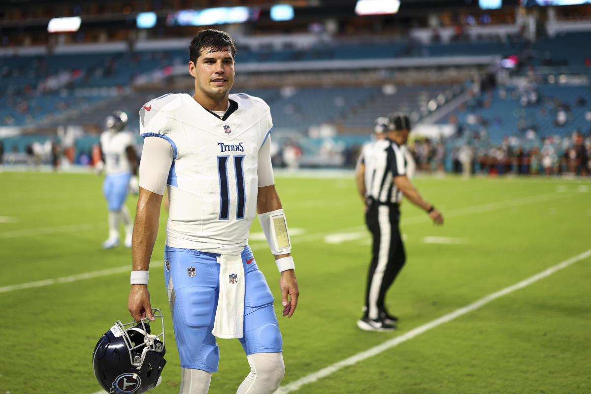 Mason Rudolph to start for Titans vs. Bills as Will Levis recovers from shoulder injury