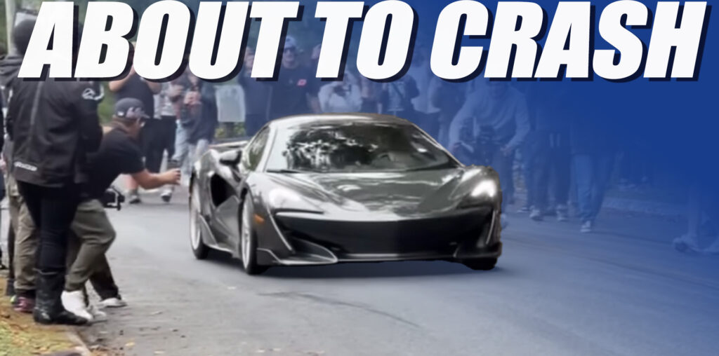 McLaren 600LT Goes From Hero To Zero Leaving Cars And Coffee