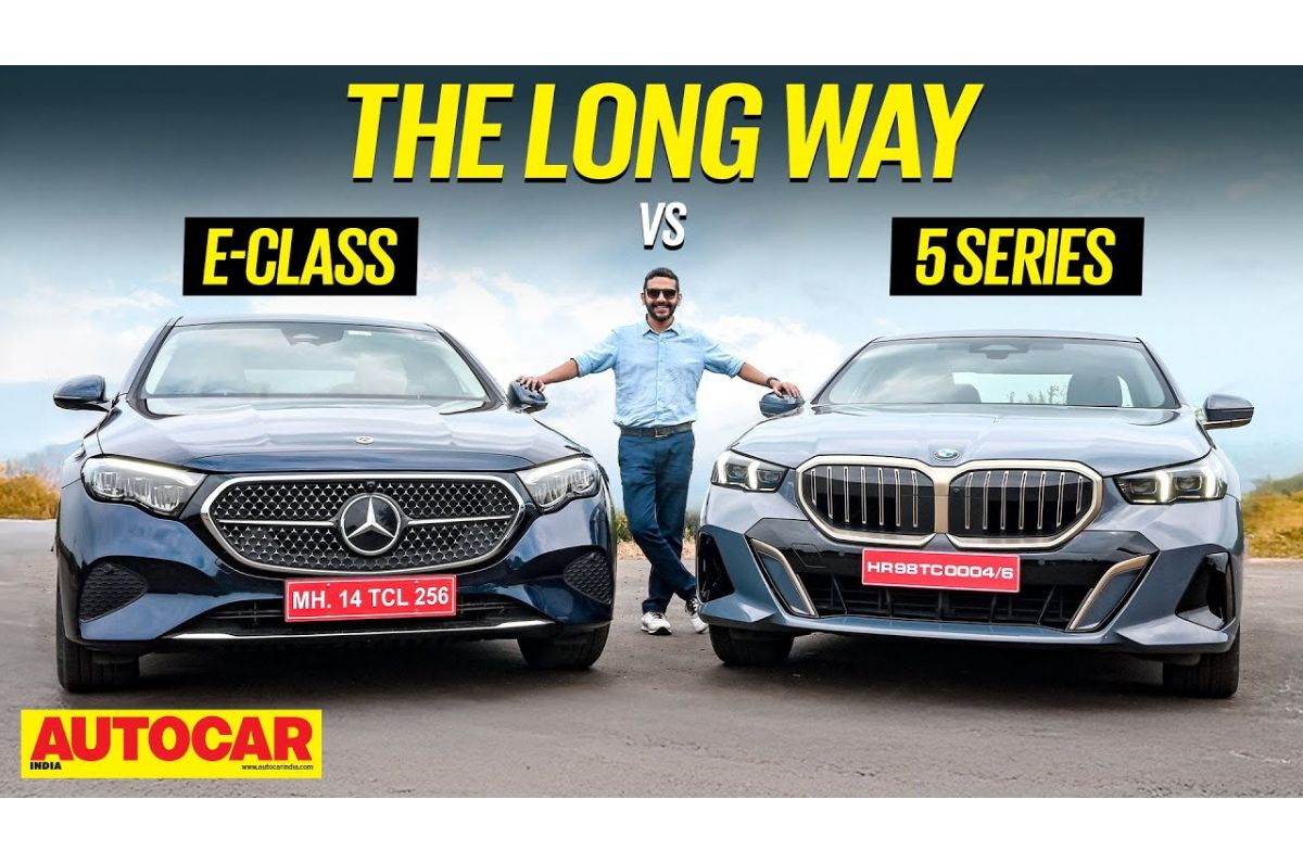 Mercedes-Benz E-Class vs BMW 5 Series comparison video