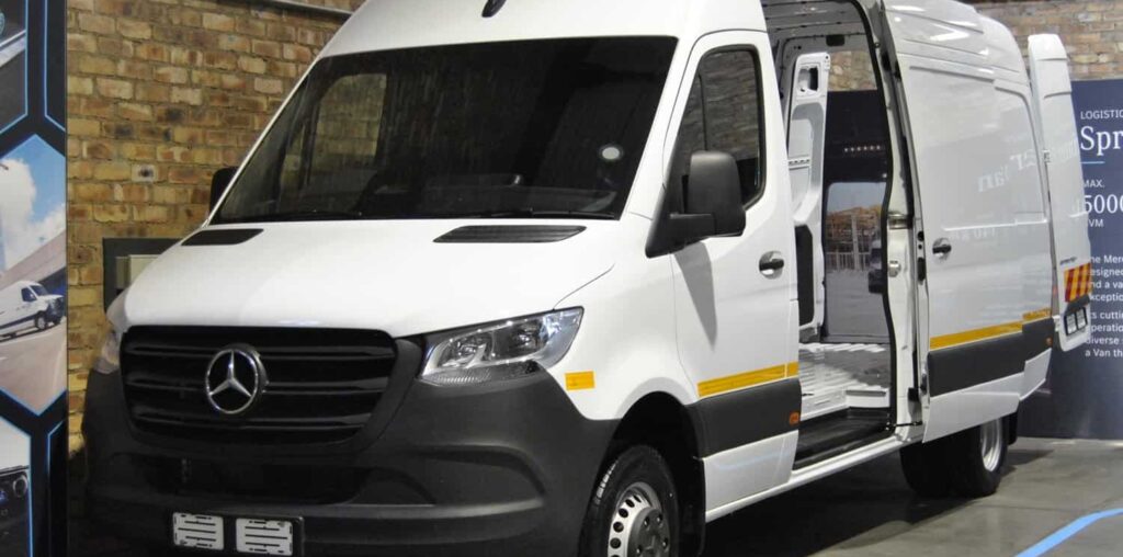 Driving Mercedes-Benz commercial vans