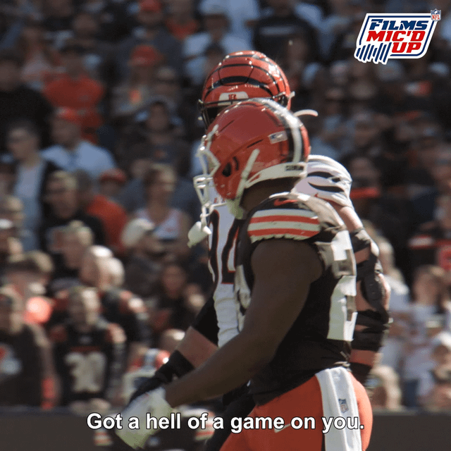 [Mic’d Up] Respect all around in Nick Chubb’s return to action