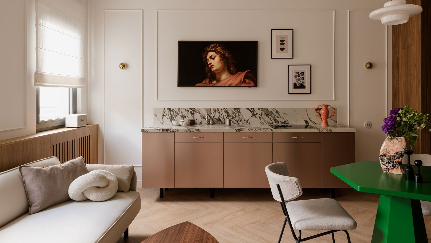 Modern Meets Classic: A Studio Apartment in Kraków Masterfully Transformed by Furora Studio | Yatzer