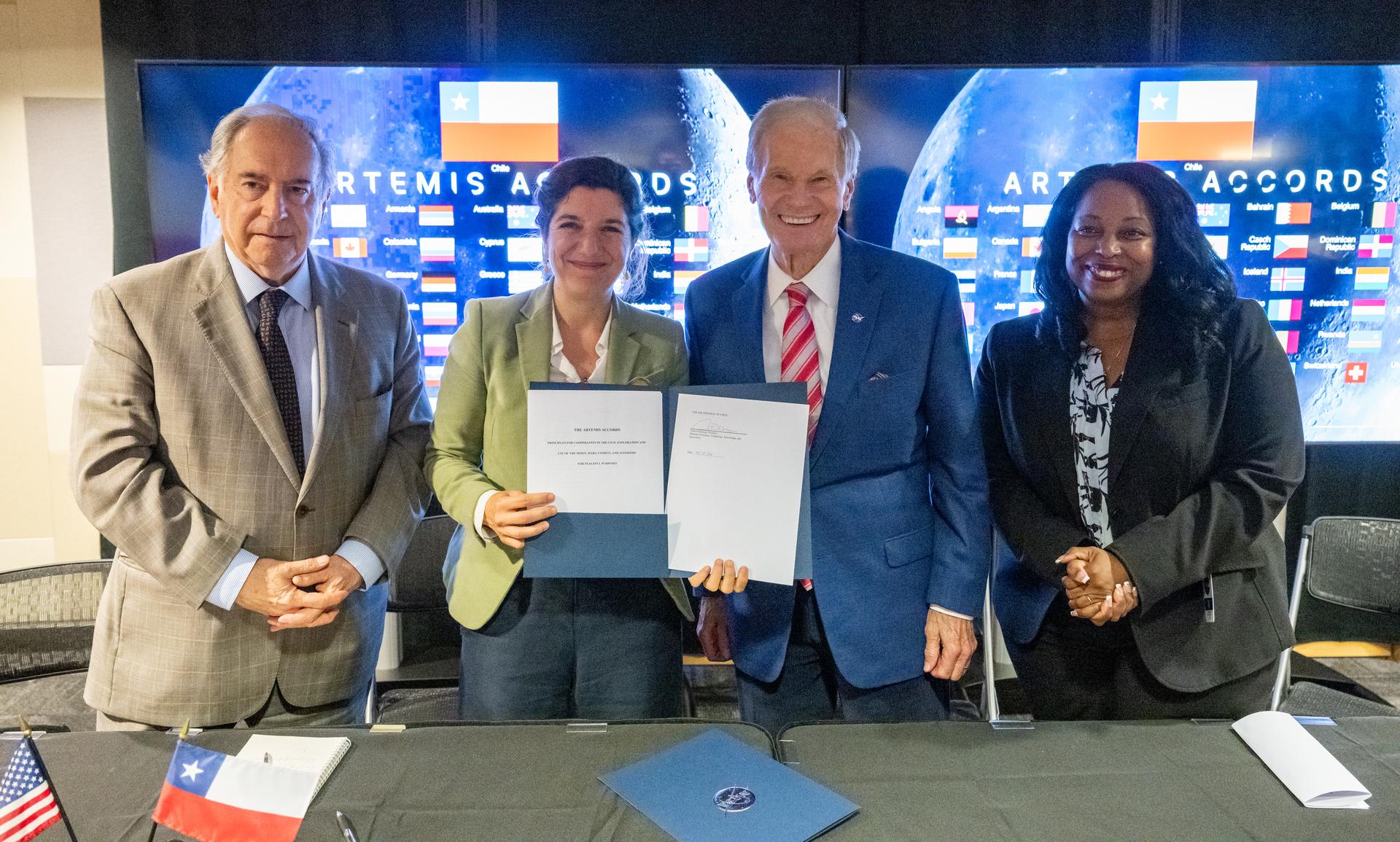 NASA Welcomes Chile as Newest Artemis Accords Signatory – NASA