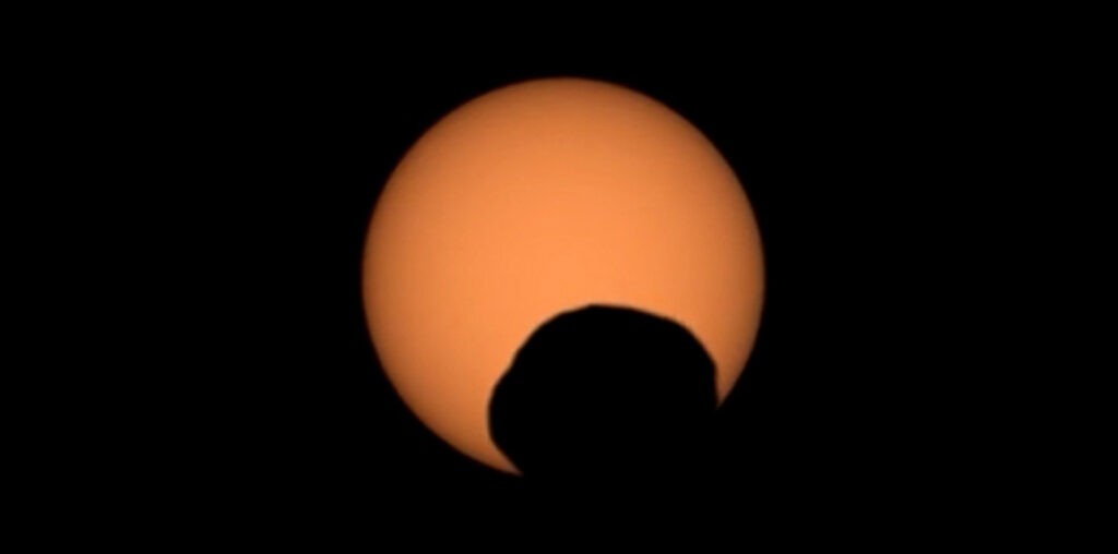 NASA’s Perseverance Captures ‘Googly Eye’ During Solar Eclipse - NASA