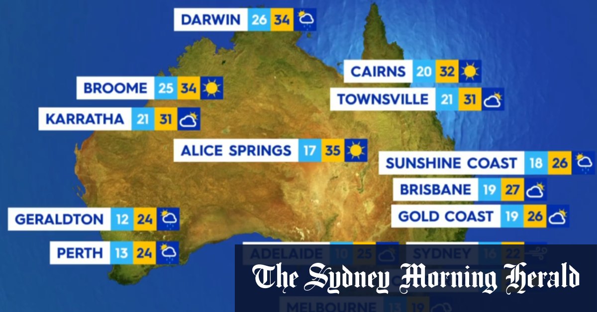 National weather forecast for Sunday October 20