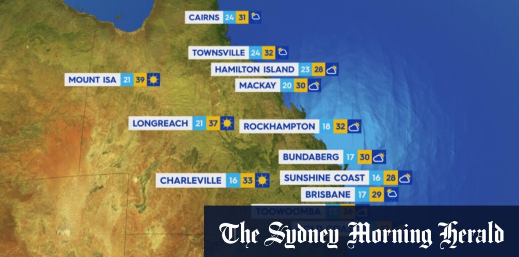 National weather forecast for Tuesday October 29