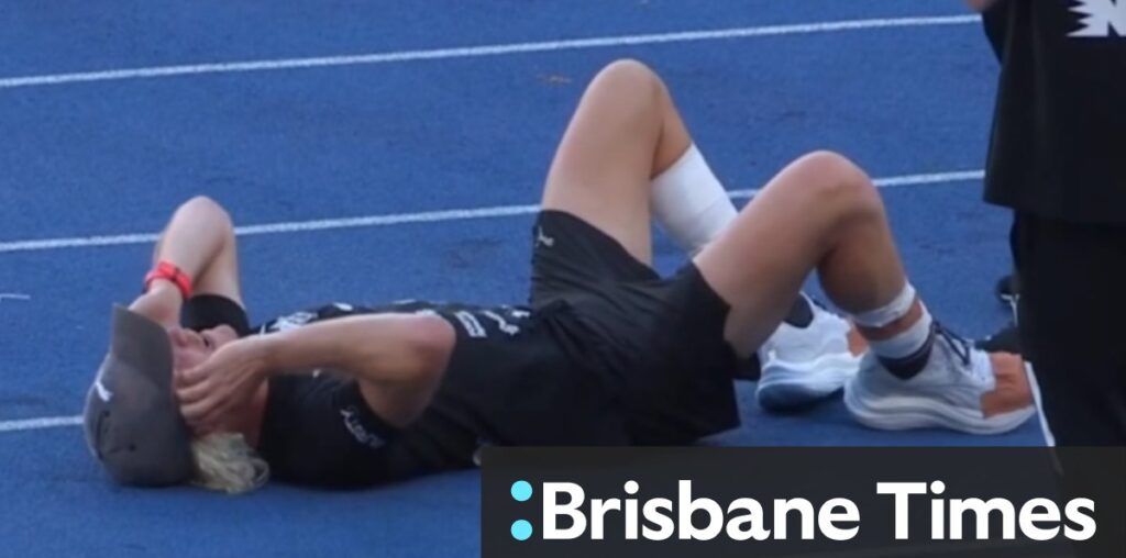 Nedd Brockmann bursts into tears, hugs mum after 1600km run