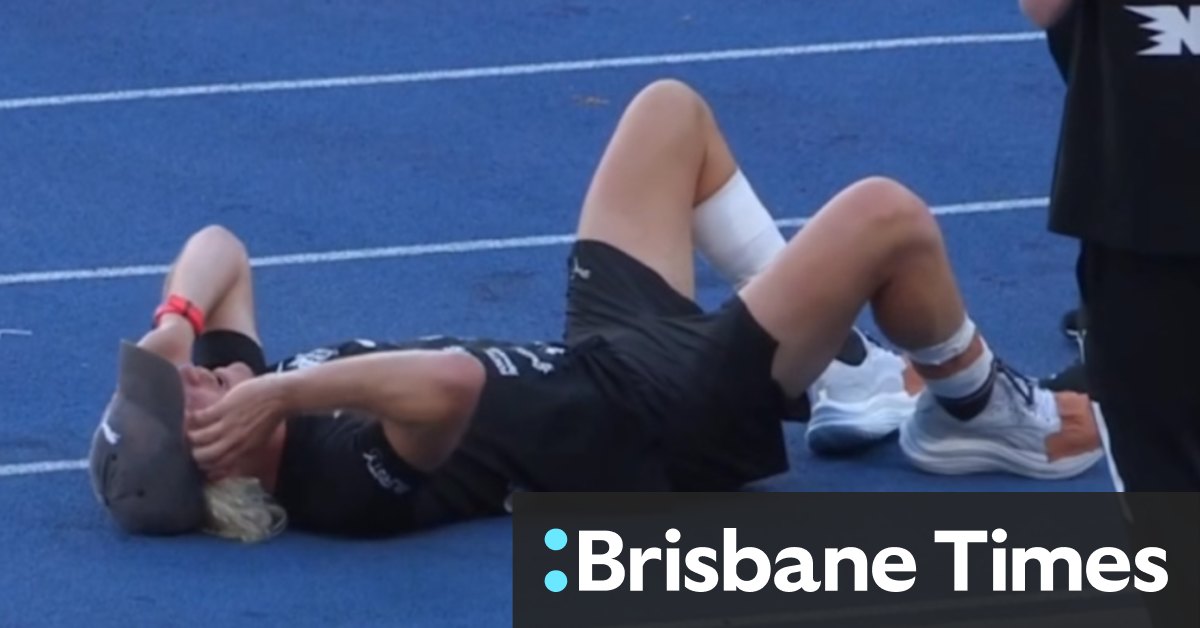 Nedd Brockmann bursts into tears, hugs mum after 1600km run